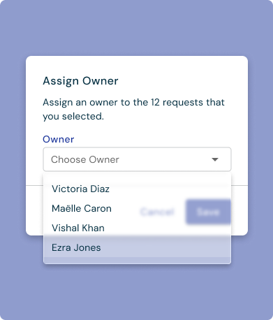 Manage requests
