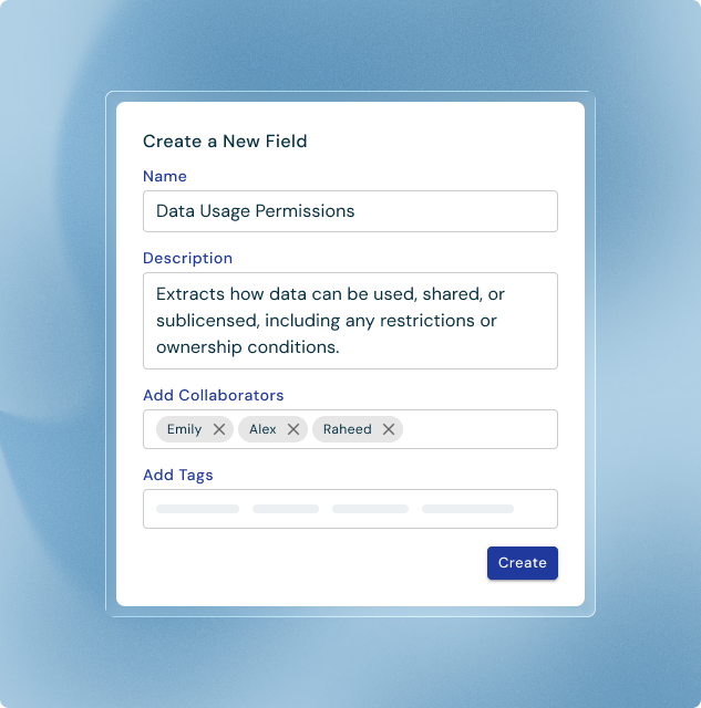 Zuva Create annotation interface