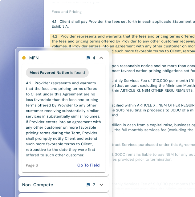 Zuva red-flags review on contracts